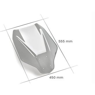 Windshield V-Tech Line Touring Smoke