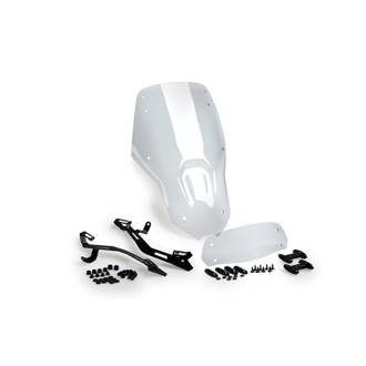 Touring Windshield With Visor Clear