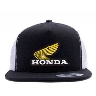 Honda Classic Snapback Hat / Black-White Mesh Os