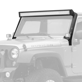 WLF Windshield Light Frame for Jeep JK - Fits 50" Light Bar