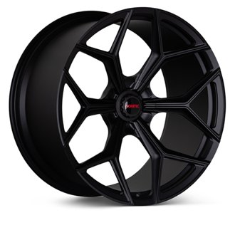 x Novitec NL4-5L 20x9in - 5x112 BP - ET36 - Satin Black Lamborghini Huracan Front Wheel