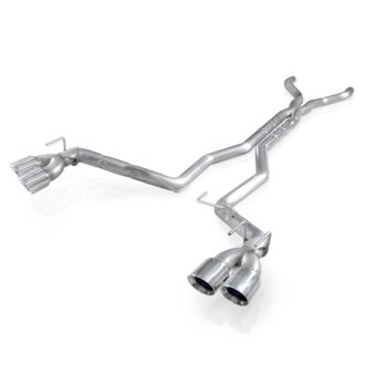 2012-15 Camaro ZL1 6.2L 3in Catback Dual Chambered Exhaust X-Pipe Quad Tips