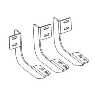 V-Series V3, RB30 and RB Slim Side Steps - MOUNTING BRACKETS ONLY