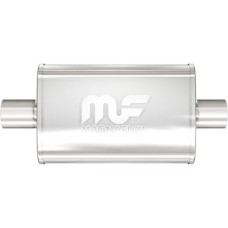 2.5 in/2.5 in Center/Center; 4 in x 14 in x 9 in Body Muffler