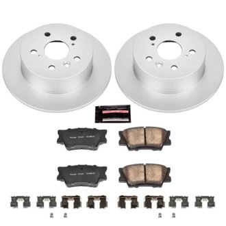 Evolution Coated Rotor And Low-Dust Ceramic Brake Pad Kit