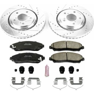 Z23 Daily Driver Carbon-Fiber Ceramic Brake Pad and Drilled & Slotted Rotor Kit