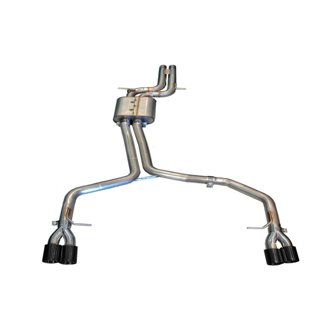 AWE Track Edition System for B8 S5 4.2L - Diamond Black Tips