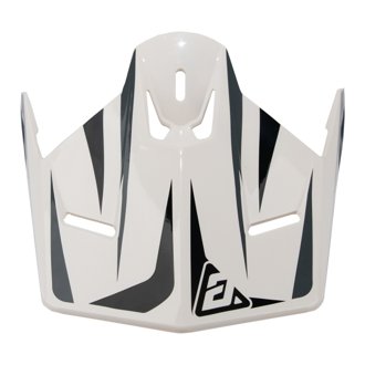 26 AR1 Mototown Glossy Visor - White/Grey/Black