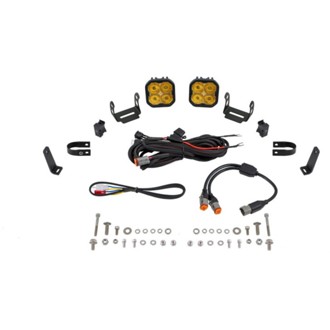 Allows for installation of SS3 LED pods on bumper roll bars.