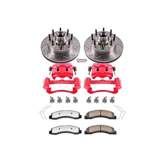 Z36 Truck and SUV Ceramic Brake Pad, Drilled & Slotted Rotor, and Caliper Kit
