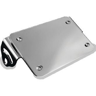 License Plate Turn Signal & Marker Light Mount Chrome
