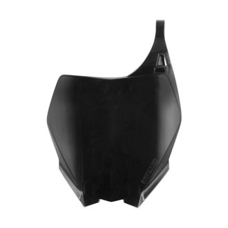 06-12 Yamaha YZ/06-09 YZ250F/450F Front Number Plate - Black
