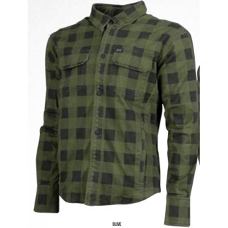 True Grit Armored Motoshirt Olive/Black - 3XL