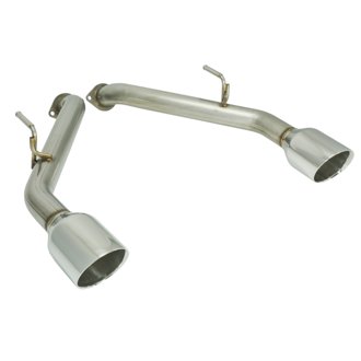 2014+ Infiniti Q50 Axle Back Exhaust w/Stainless Steel Double Wall Tip