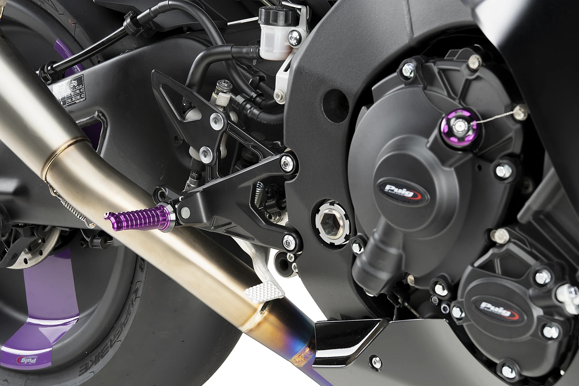 R-Fighter Footpegs Purple
