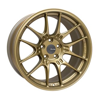 GTC02 18x10 5x112 32mm Offset 66.5mm Bore Titanium Gold Wheel