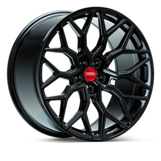 HF2 - 20x9 - ET32 - 5x112 - 57.1 - FLAT - GB - Gloss Black Wheel
