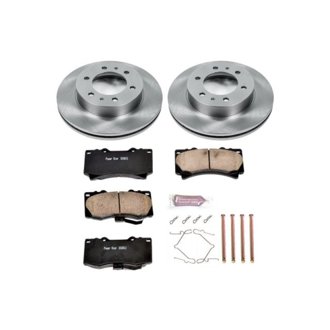 Oe Stock Replacement Low-Dust Ceramic Brake Pad And Rotor Kit