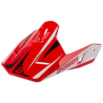 26 AR1 Mototown Glossy Visor - Red/White/Black