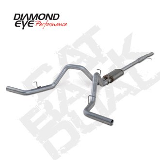 Diamond Eye KIT 3in Catback DUAL GAS SS CHEVY/GM 4.3L 5.3L 1500