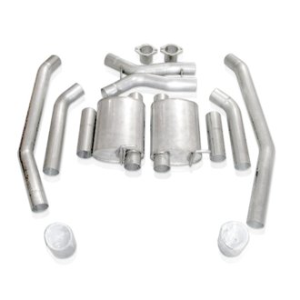 2004 GTO 3in Catback Chambered Mufflers X-Pipe Wide Oval Tip