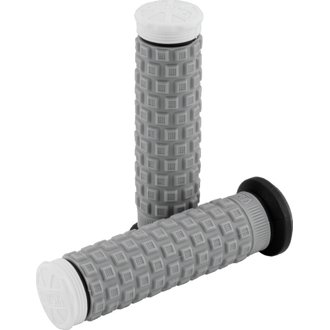 Pillow Top Atv Grips - Black/Gray/White