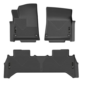 2022 Rivian R1T WeatherBeater Front & 2nd Seat Floor Liner - Blk