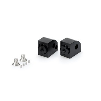 Adaptor Adjustable Passenger Footpeg Black