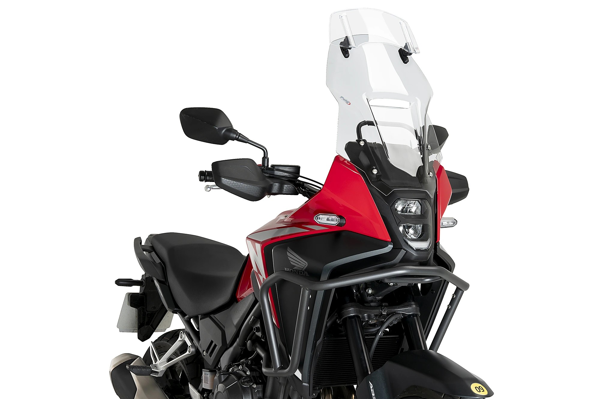 Touring Windshield With Visor Clear