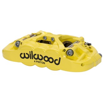 Wilwood XRS4R 1.38/1.38 .950 Rotor Caliper - Yellow