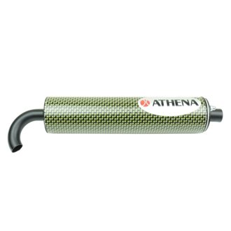 Agrale 50 Carbon Silencer 60x250mm w/Internal Mouth Bore 20mm per 50-80cc
