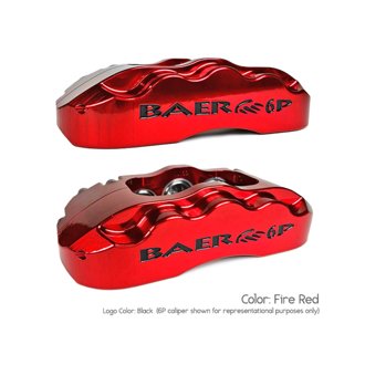 Baer Brakes 11" SS4+ Front Brake Kit, Fire Red, SDZ, Std. Studs