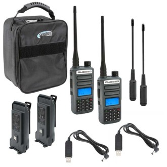 ADVENTURE PACK - GMR2 PLUS - GMRS / FRS Two Way Handheld Radios with Accessories