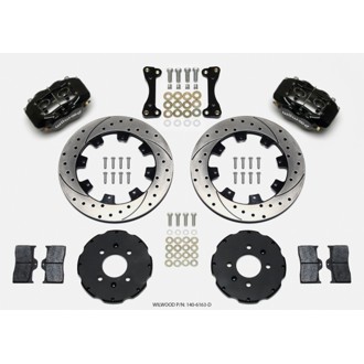 Wilwood Forged Dynalite Front Hat Kit 12.19in Drilled 94-01 Honda/Acura w/262mm Disc