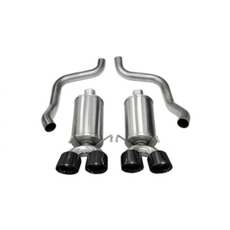 Corsa 2005-2007 Chevrolet Corvette C6 6.0L V8 Black Xtreme Axle-Back Exhaust