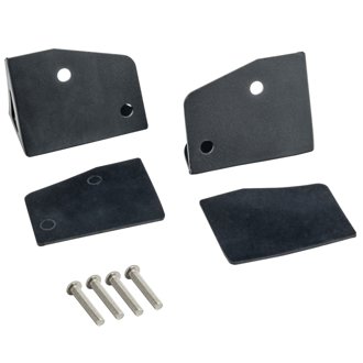 Lower Windshield Oversized Light Mount Brackets, Pair