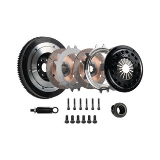 00-06 BMW M3 184mm Ceramic Twin Disc MR Clutch Kit w/Flywheel (650 ft/lbs Torque
