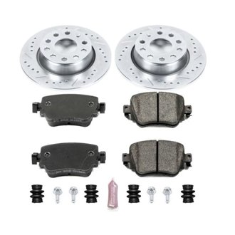 Z23 Daily Driver Carbon-Fiber Ceramic Brake Pad and Drilled & Slotted Rotor Kit