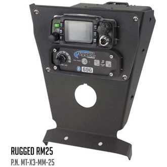 Can-Am X3 Multi Mount Kit for Rugged UTV Intercoms and Radios Icom F5021
