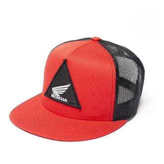 Honda Tri Snapback Hat / Red-Black (One Size