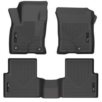 21-22 Ford Bronco Sport WeatherBeater Front & 2nd Seat Floor Liners (Black