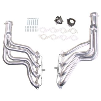 Silver Long-Tube E.O. Headers For 64-77 Chevelle 396-502 w/A.I.R.