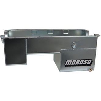 Ford 289-302 (w/Rear Sump & Billet End Seals) Deep Wet Sump 7qt 9in Steel Oil Pan