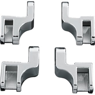 Driver Floorboard Relocation Brackets For Flst Models Chrome