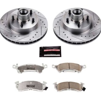 Z26 Street Performance Ceramic Brake Pad and Drilled & Slotted Rotor Kit