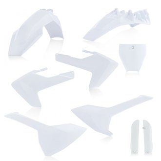 18+ Husqvarna TC85 Full Plastic Kit - 20 White