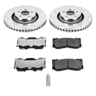 Z26 Street Performance Ceramic Brake Pad and Drilled & Slotted Rotor Kit