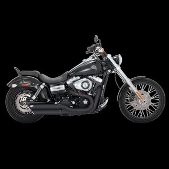 Harley-Davidson 08-17 Dyna / Fatbob/ Wide Glide Twin Slash 3in Slip-On Exhaust