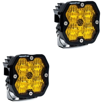 Squadron 2.0 Sport (Pair) LED Wide Cornering / No Harness - Baja Amber