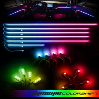 Dynamic ColorSHIFT 18 Piece Universal Full LED Interior Dash Board Kit
